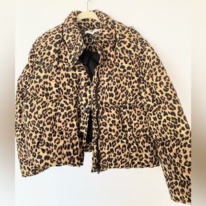 Veronica Beard Leopard Coat